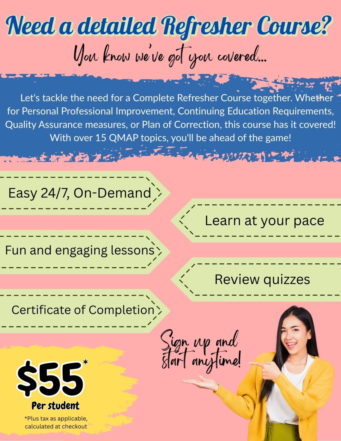 QMAP Refresher Course Online!